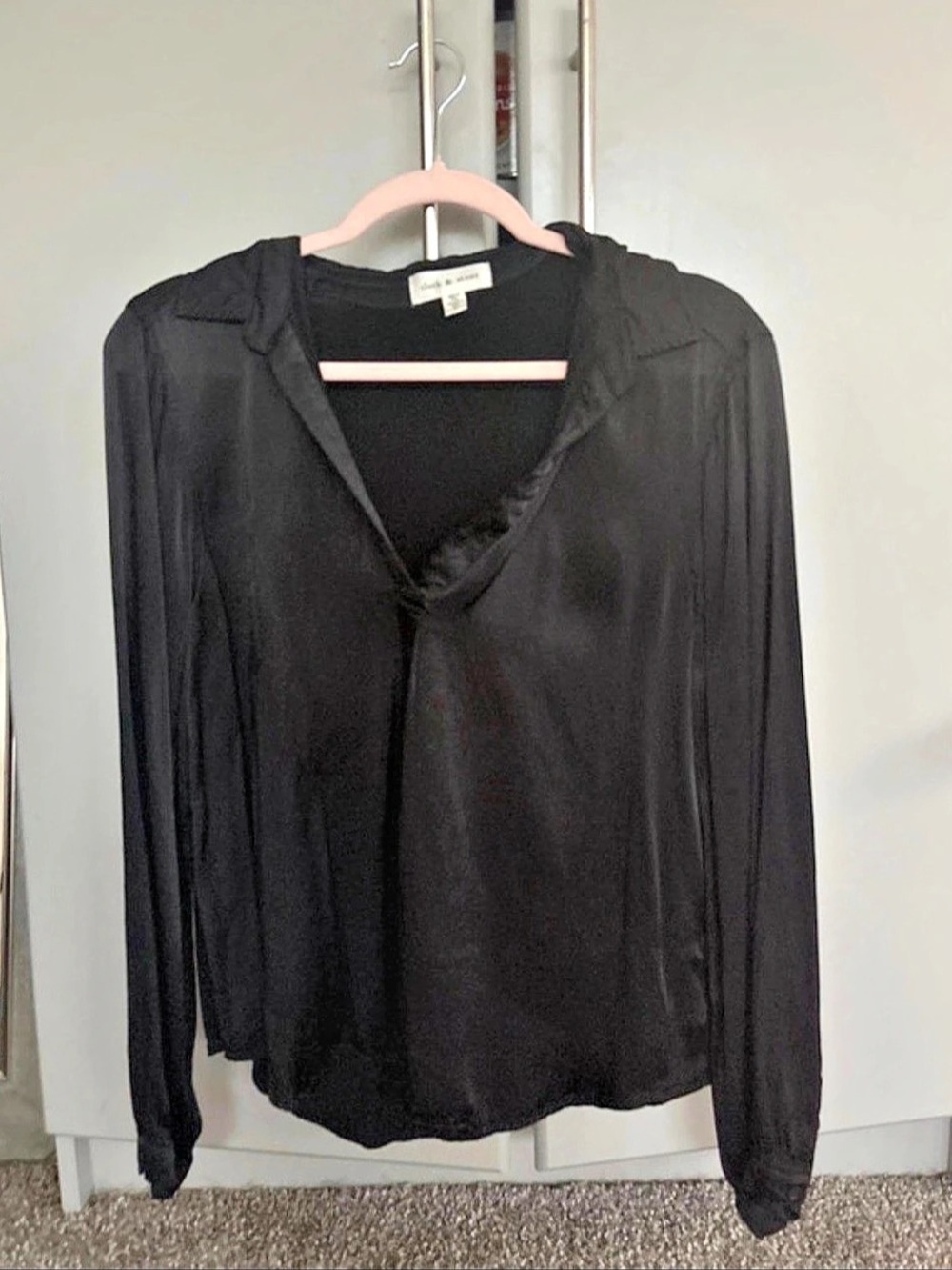 Black Long Sleeve Blouse Like New